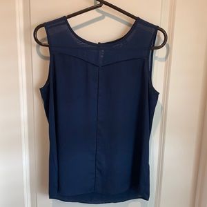 a.n.a. Navy tank top